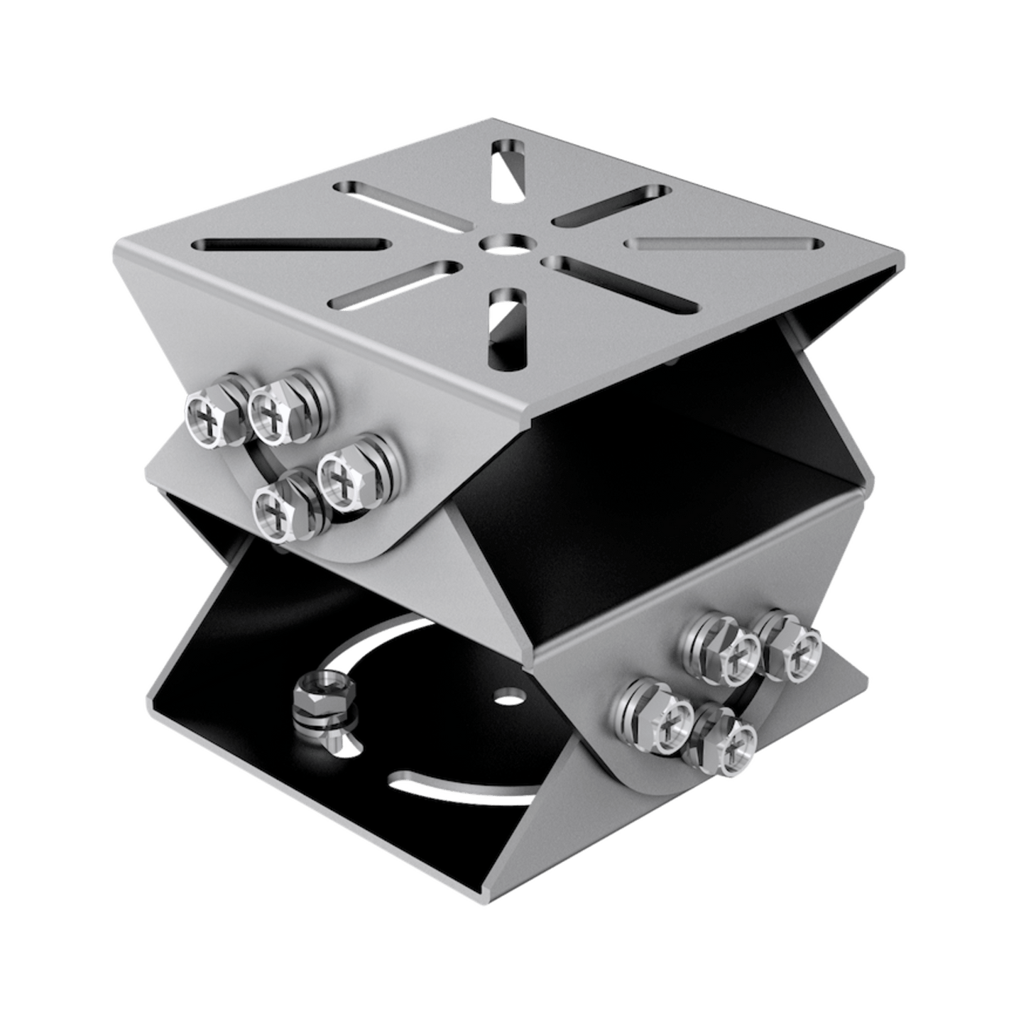 Montaje de Conexión para Cámaras IDS-TCM403-BI(G)/POE/0832 / Fabricado en Aluminio / Anticorrosivo