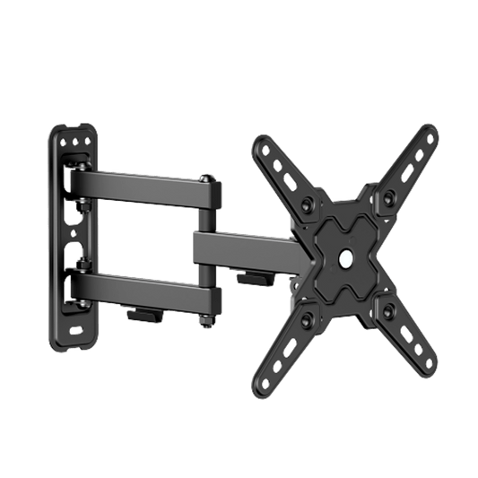Soporte de Pared Articulado para Pantallas o Monitores | Compatibilidad VESA 75x75 - 200x200 / Hasta 43 Pulgadas | Capacidad Máxima de Carga 20 kg | Fabricado en Acero